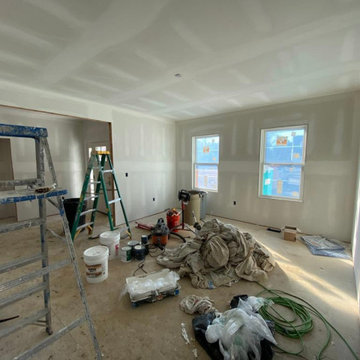 Lee's Drywall Installation Project