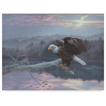 Rusty Frentner 'The Huron Eagle' Canvas Art, 24"x18"