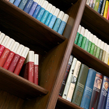 Fitted Bookcase in Walnut