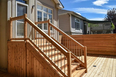 Example of a patio design in Ottawa