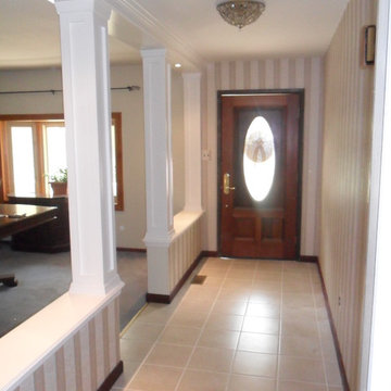 half wall project and arch