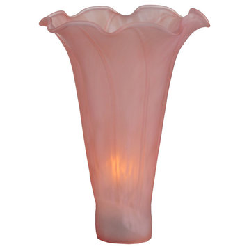 Meyda Home Decorative 3"Wx5"H Pink Pond Lily Lamp Shade
