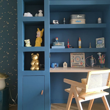 Chambre d'enfant bleue