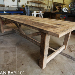 Reclaimed Wood Frame Tables - Dining Tables