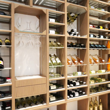 Pinecrest Transitional Wine Room