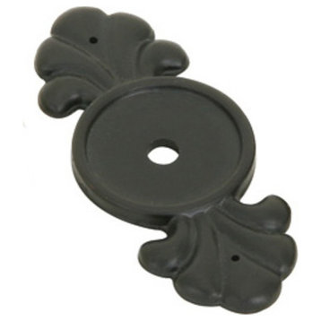 Emtek 86234 Tuscany Bronze 2.25" Cabinet Knob Back Plate - Flat Black