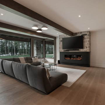 Timber frame - St-Donat