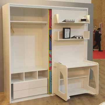 Studio 5 Twin Wall Bed System with Desk