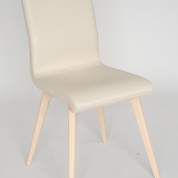 Quadra Chair with Base No. 6 - Hardwood Legs - Dining Chairs