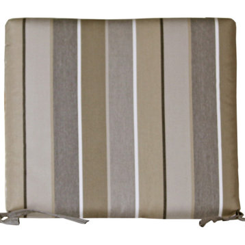 Outdoor Dining Chair Cushion, Milano Charcoal