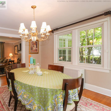 Double Window Combination in Gorgeous Dining Room - Renewal by Andersen Long Isl