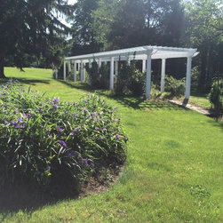 White Vinyl Pergola - Pergolas