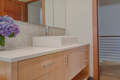 Bathroom - modern bathroom idea in Seattle