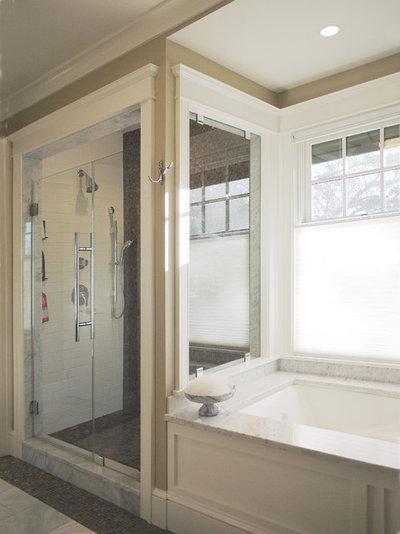 Craftsman Bathroom by Rill Architects