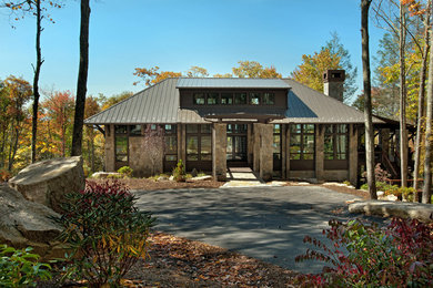 Trendy exterior home photo in Charlotte