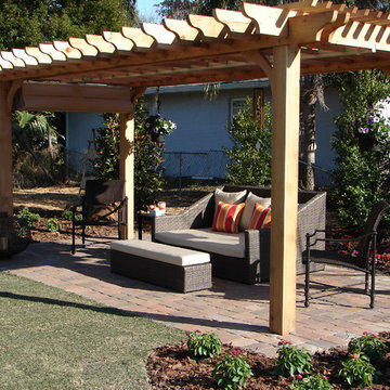 Pergola for DIY Network Outdoor Bedroom Suite