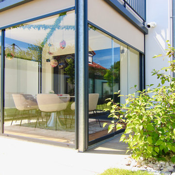 Terrasse & Wintergartengestaltung als Esszimmer