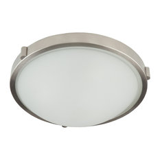 Boise 3-Light Brushed Nickel Flush Mount
