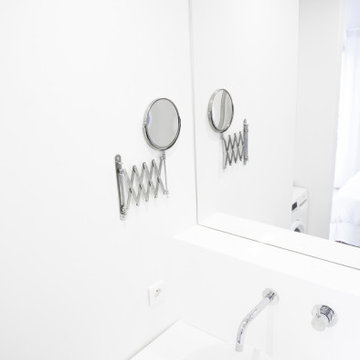 Rehabilitation d'un appartement sous les toits dans le 20e arrondissement - 50m2