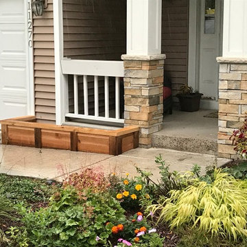 Built in planter box