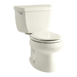 Kohler K-3577-96 Wellworth Classic 1.28 gpf Round-Front Toilet with Class Five F - Toilets