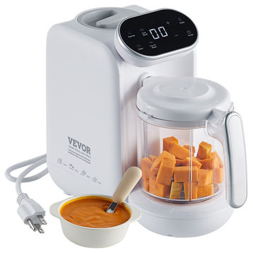 VEVOR Baby Food Maker Baby Food Processor Automatic Steamer and Blender 750mL