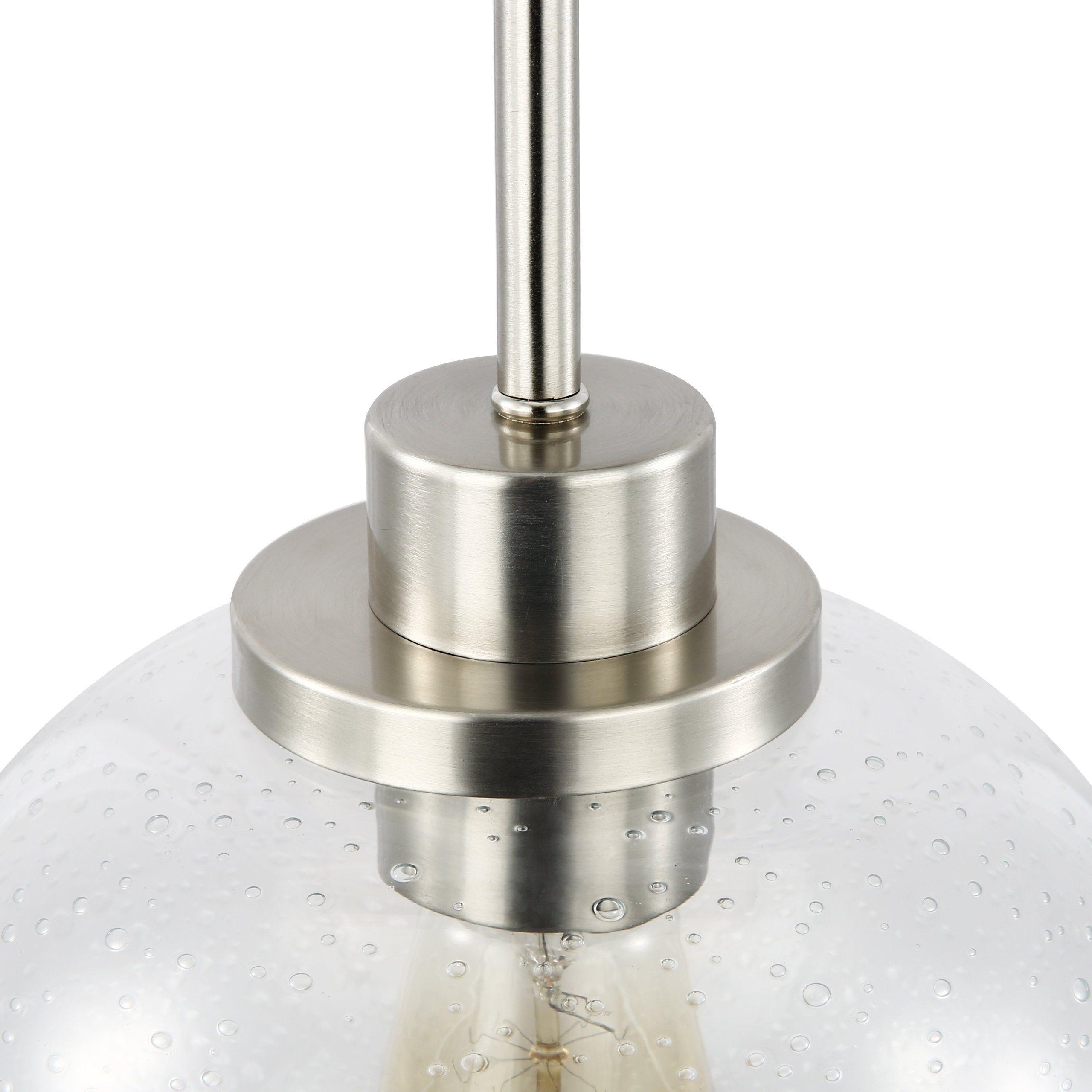 Comstock Seeded Glass Pendant Light