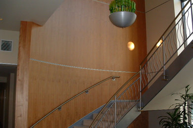 This is an example of a modern staircase in Seattle.