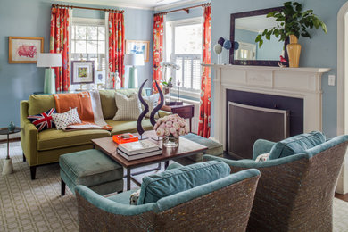 Living room - eclectic living room idea in DC Metro