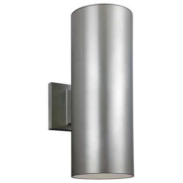 Sea Gull Small LED Wall Lantern 8413897S-753, Painted Brushed Nickel
