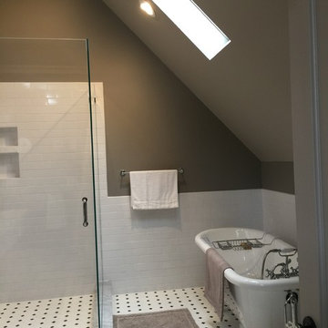 Walk in Shower and Claw foot tub