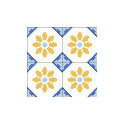 "Girasol II" 8x8 Encaustic Cement Tiles - Wall And Floor Tile