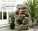 22" Tall Outdoor 3-Tier Rock Waterfall Fountain with LED Lights