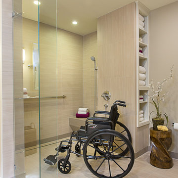 accessible, barrier free, aging-in-place, universal design bathroom remodel