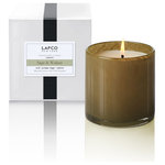 LAFCO - Sage and Walnut Library Candle - Created with natural essential oil-based fragrances, this candle is richly optimized for a 90-hour burn time. The clean-burning soy and paraffin blend is formulated so that the fragrance evenly fills the room. Each hand blown vessel is artisanally crafted and can be re-purposed to live on long after the candle is finished.