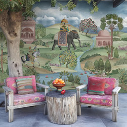 Shaan, Indian Scenic Design Customised Wallpaper for Rooms - Wallpaper