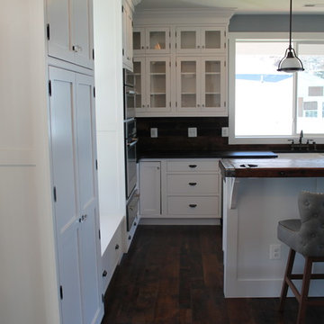 Custom White Inset Kitchen
