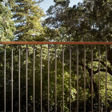 modern front porch in san anselmo