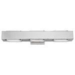 Livex Lighting - Livex Lighting 14853-05 Kimball - 23" 24W 3 LED ADA Bath Vanity - The simple, elegant design of the Kimball offers cKimball 23" 24W 3 LE Polished Chrome Sati *UL Approved: YES Energy Star Qualified: n/a ADA Certified: YES  *Number of Lights: Lamp: 3-*Wattage:8w LED bulb(s) *Bulb Included:Yes *Bulb Type:LED *Finish Type:Polished Chrome