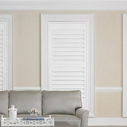 Shutters- 3 Day Blinds- Living Room - Window Treatments