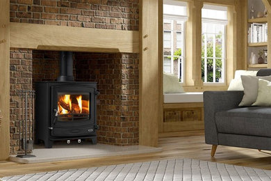 The new range of traditional stove on display