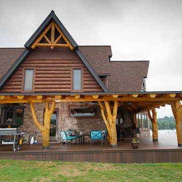 Concrete Log Siding Homes