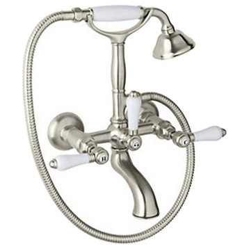 Rohl Country Bath Wall Mount Exposed Tub Filler Faucet Set