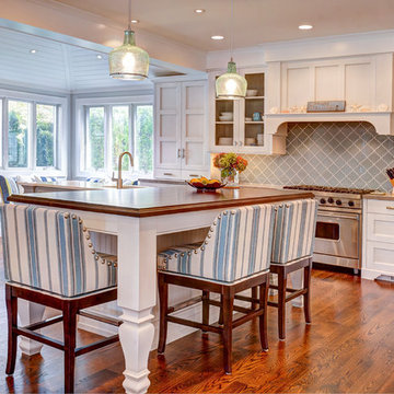 Sea Girt White & Oyster Transitional Kitchen