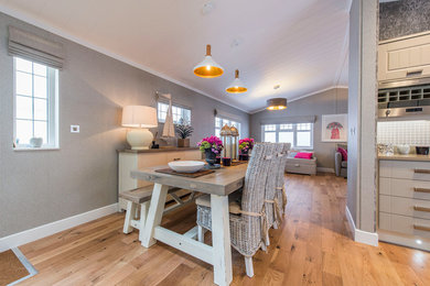 Design ideas for a classic dining room in Other.