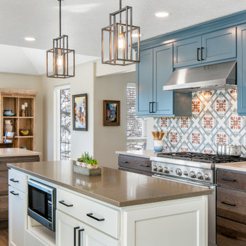 Tri-Color Kitchen
