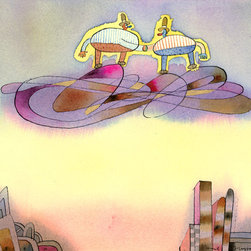 Cloud Treaty - Original Watercolor - Paintings
