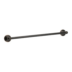 Designers Impressions - 800 Series Oil Rubbed Bronze 24" Towel Bar - Towel Bars