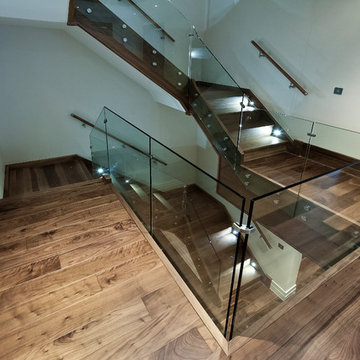 Loughton Walnut & Glass