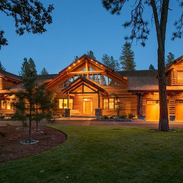 River Front Log Home